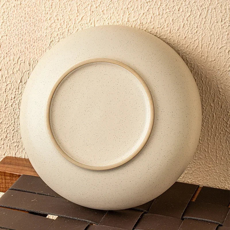 8 inches Porcelain Round Deep Bowl,Kitchen Tableware,Large Soup Salad Bowls,Dinner Plate,Microwave,Dishwasher,Safe,Dinnerware
