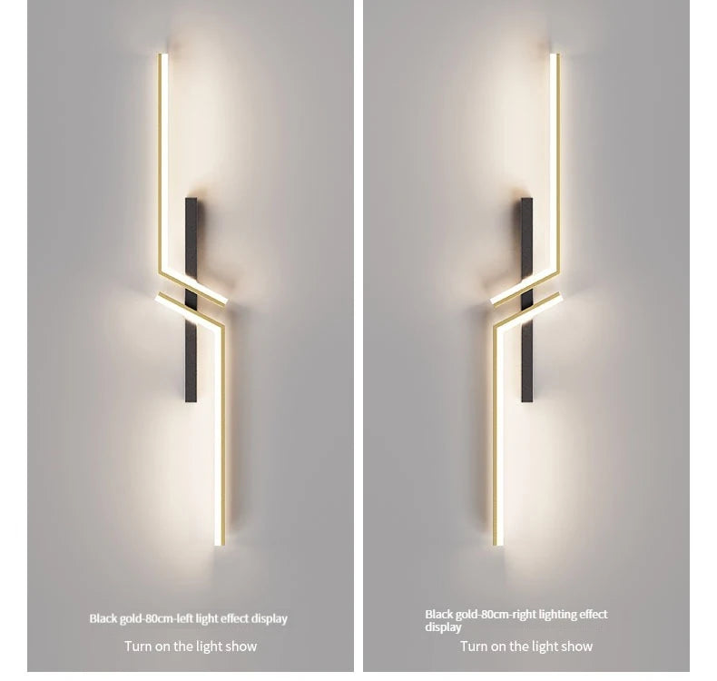 Modern Minimalist LED Wall Lamps - Bedside Interior Lighting for Living Room Bedroom Stairs - TV Backlight Wall Decor Lights