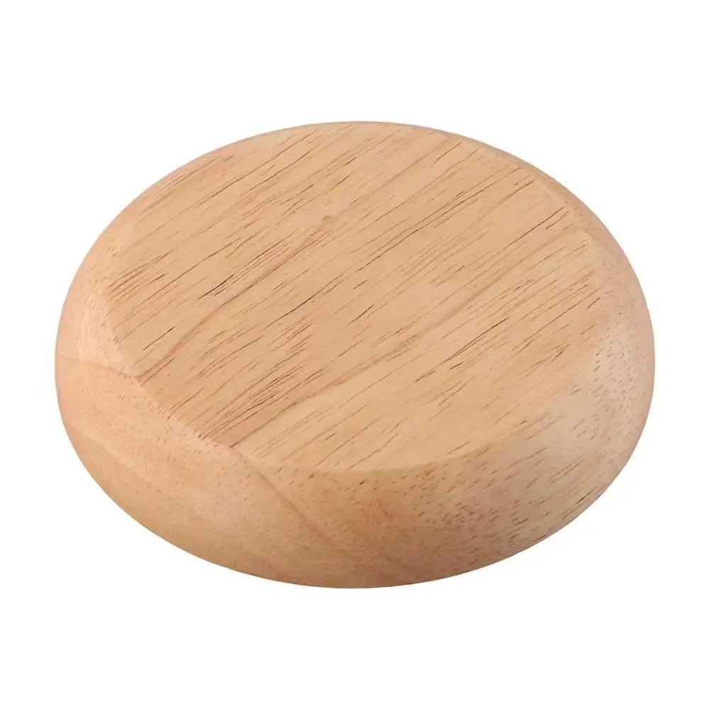 Rubber Wood Eco-Friendly Hand-made Round Kitchen Supplies Unbreakable Snack Plate Wood Plate Tea Tray Dessert Plate