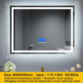 Smart Bathroom Touch Switch Screen Mirror Glass Wifi Washroom Espejo Vanity Led Light Wall Bath Mirror