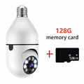 WiFi Security Camera E27 Bulb 8MP Wireless Baby Monitor AI Tracking Video Surveillance Pet Cameras Color Night Vision Indoor Cam