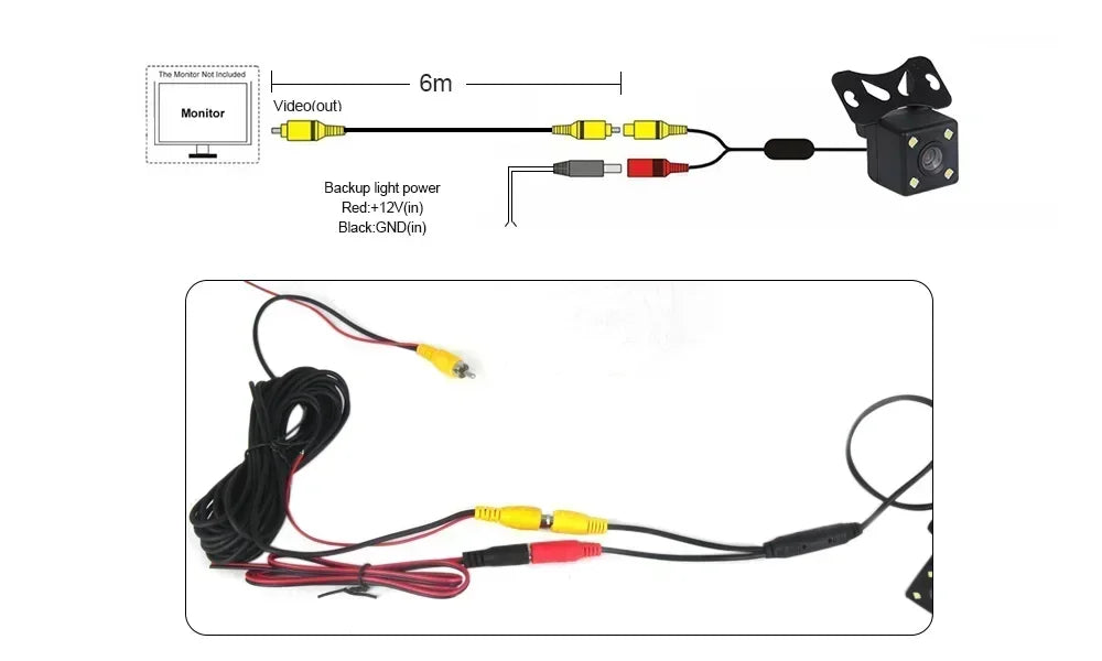 Car Rear View Camera AHD CVBS Convert Auto Parking Monitor Waterproof Vehicle Cam Backup Reverse HD Video Night Vision Reversing
