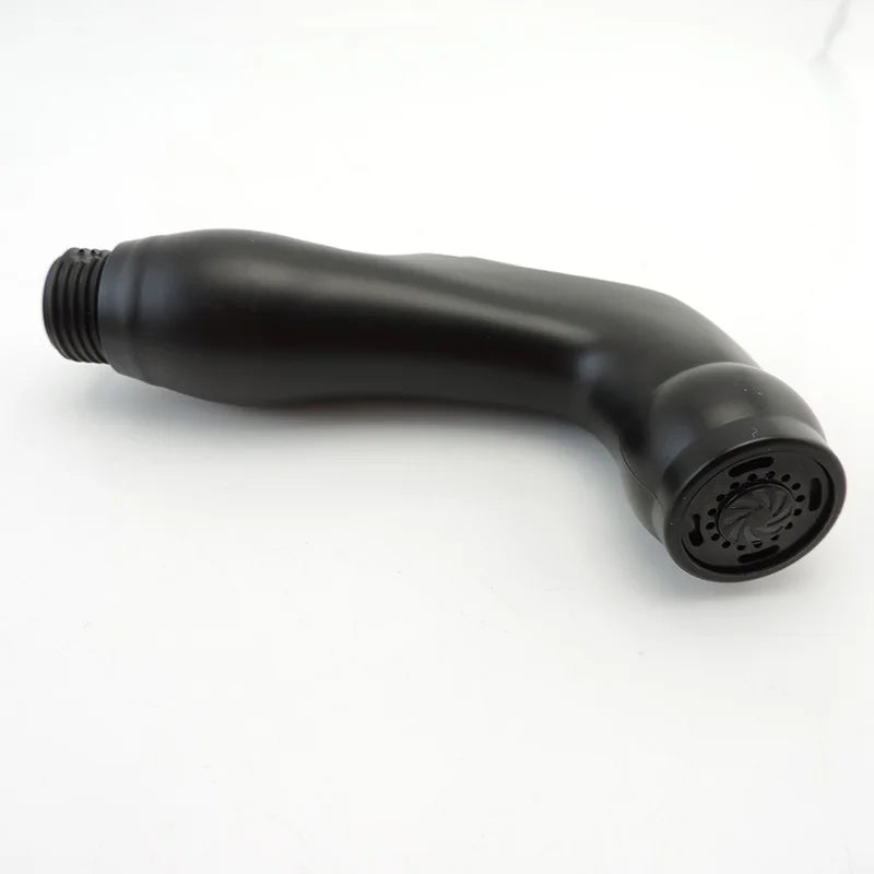 Black Bathroom Toilet wash Bidet Faucet Spray Gun Sprayer shower head Anal self cleaning Handheld water tap valve hose holder t