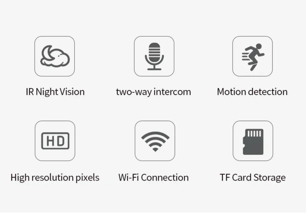 Smart wifi security camera mini camera High Power Low Power Wireless Wifi Action Camera Baby Monitor