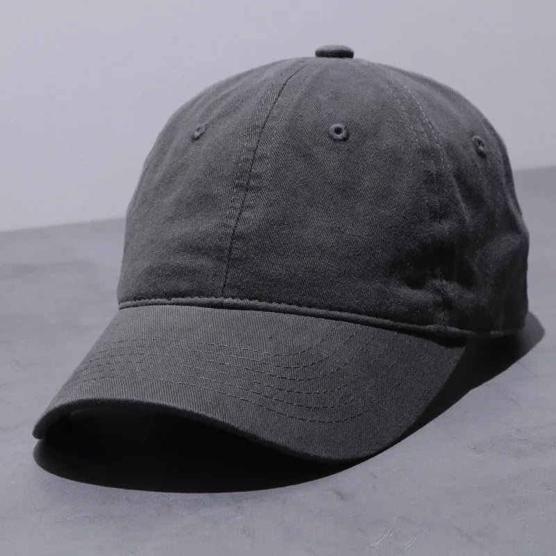 Unisex Cotton Trucker Hat Solid Soft Breathable Sun Hats Men Solid Baseball Cap Sports Hat Snapback Hat Golf