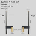 Modern LED Wall Lamp with Reading Spotlight for Living Room Sofa Bedroom Background Bedside Wall Light Bedside Lighting Fixture