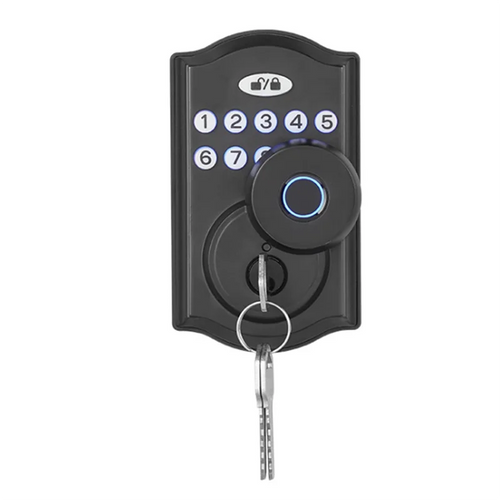 -MEOF Fingerprint Door Lock With APP Control/Fingerprint/Password/Key, Smart Deadbolt Lock With Automatic Lock