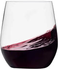 4-40Pcs 12oz Plastic Wine Glasses Disposable Stemless Wine Glasses for Party Reusable Clear Plastic Cups Shatterproof