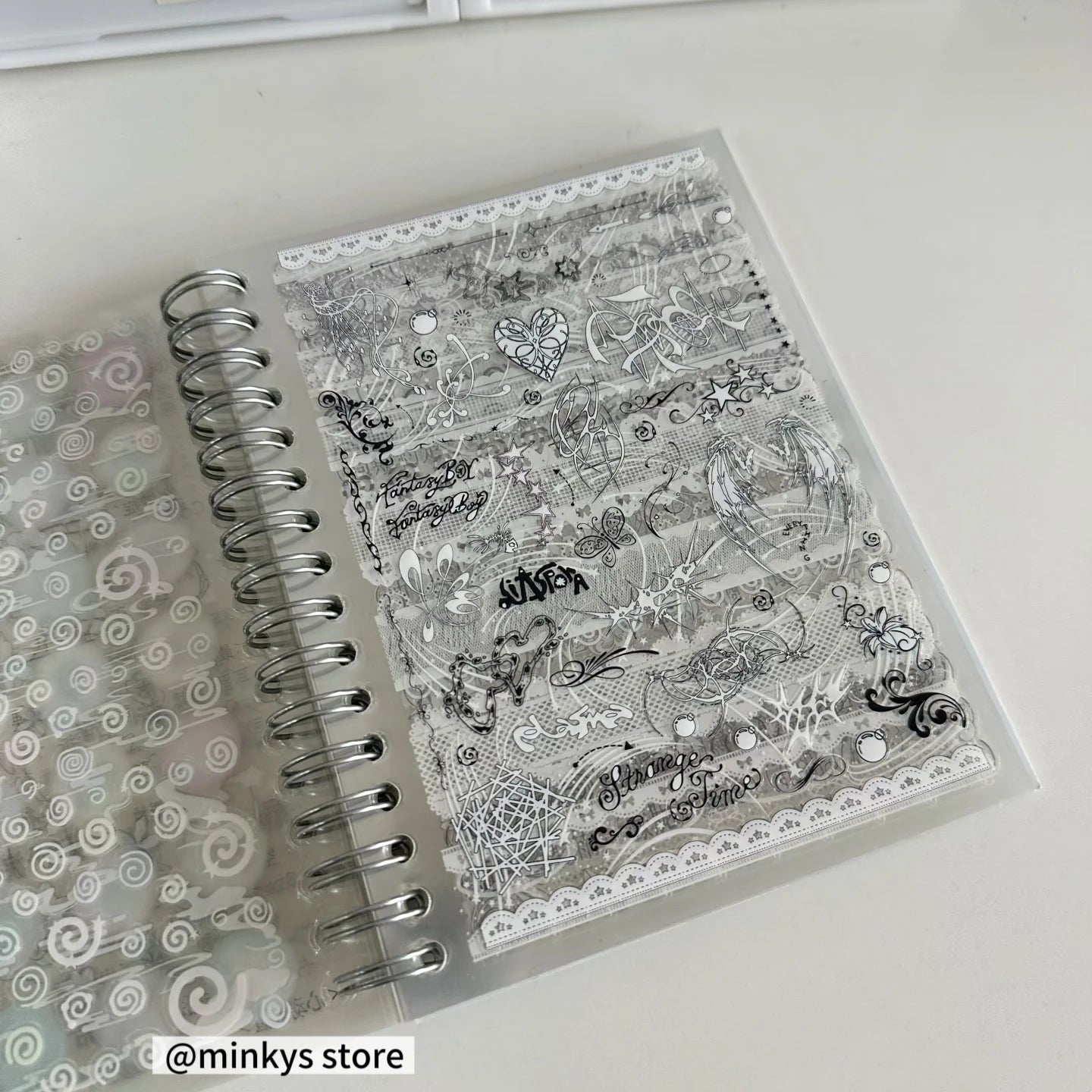 Original 32 Sheets PET Transparent Sticker Book Korean Scrapbooking Stickers For Journal Hand Book  Stationery