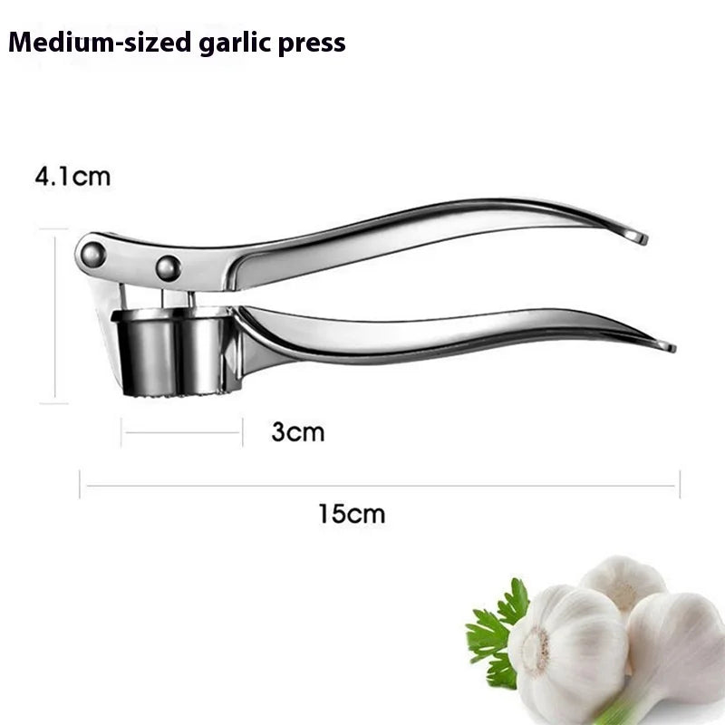 Kitchen Stainless Steel Garlic Smasher Squeezer Manual Press Grinding Tool Kitchen Accessories Kitchen Accessories Tools