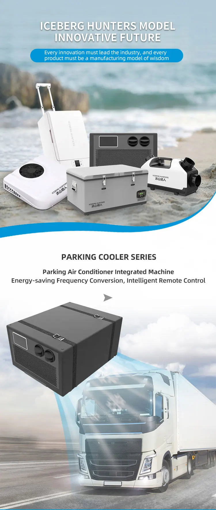 Motorhome Camping Air Conditioner Electric Car DC Units Air Conditioner For Caravan