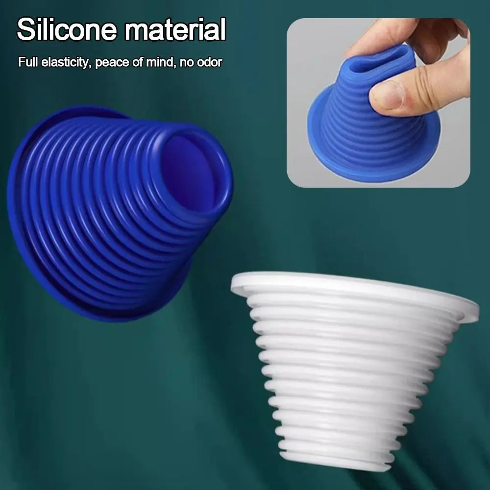 Durable Silicone Sewer Pipe Sealing Ring Water Pipe Plug Useful Anti Odor Floor Drain Kitchen Sink Replacement Stopper Bathtub