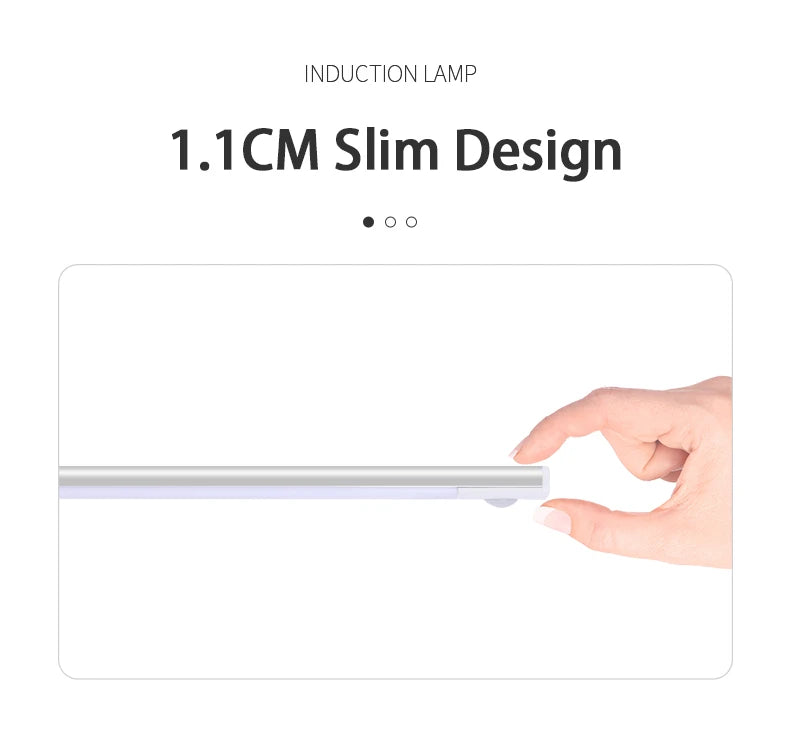 Night Light Motion Sensor Lights USB LED Wireless Under Cabinet Light For Kitchen Cabinet Bedroom Wardrobe Interior night lights