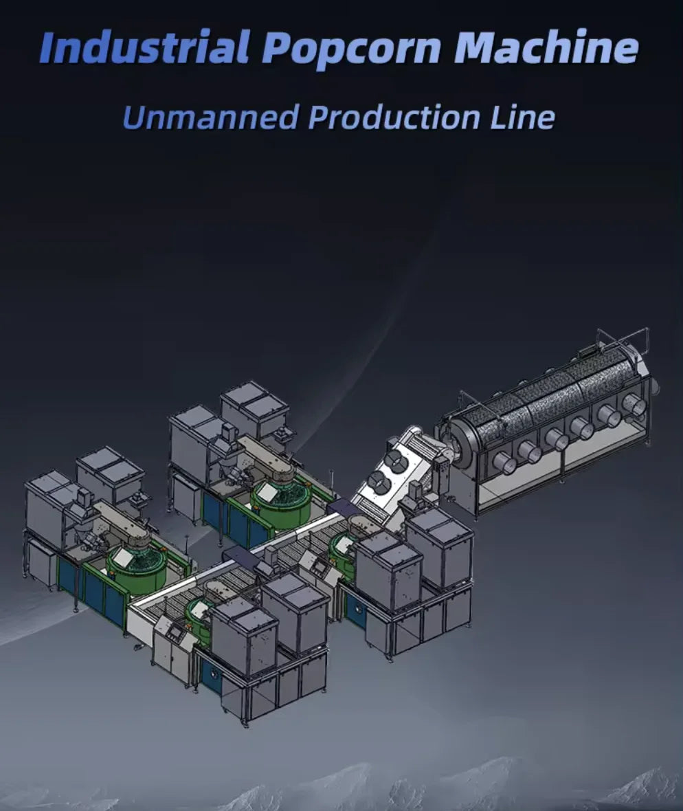 Customized Direct Factory: Popcorn Production Line That Turns Grains To Profits Fast