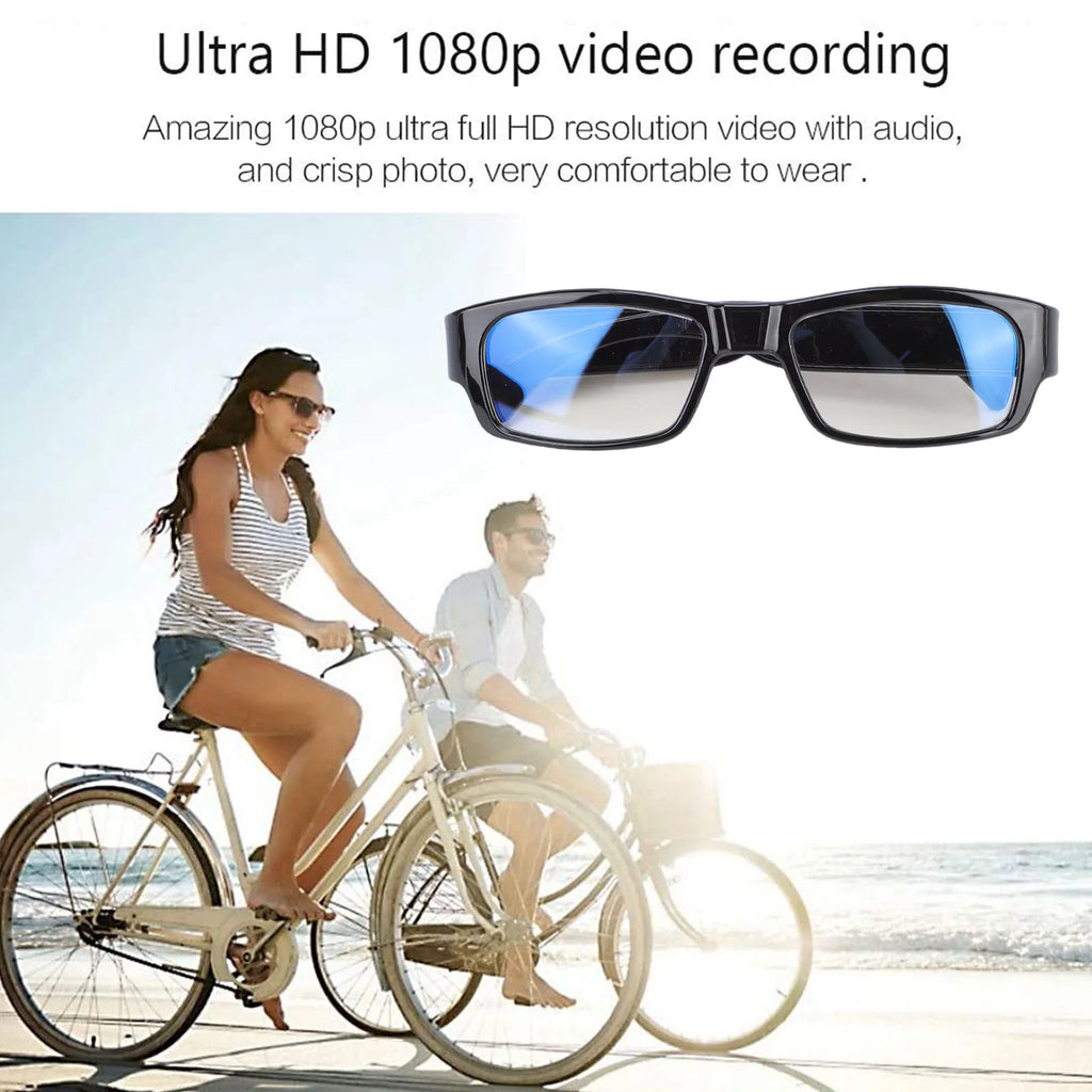 Camera Glasses Sports Action 1080P HD Video Recording Photos Taking for Cycling Outdoor Activities Action Glasses Camera