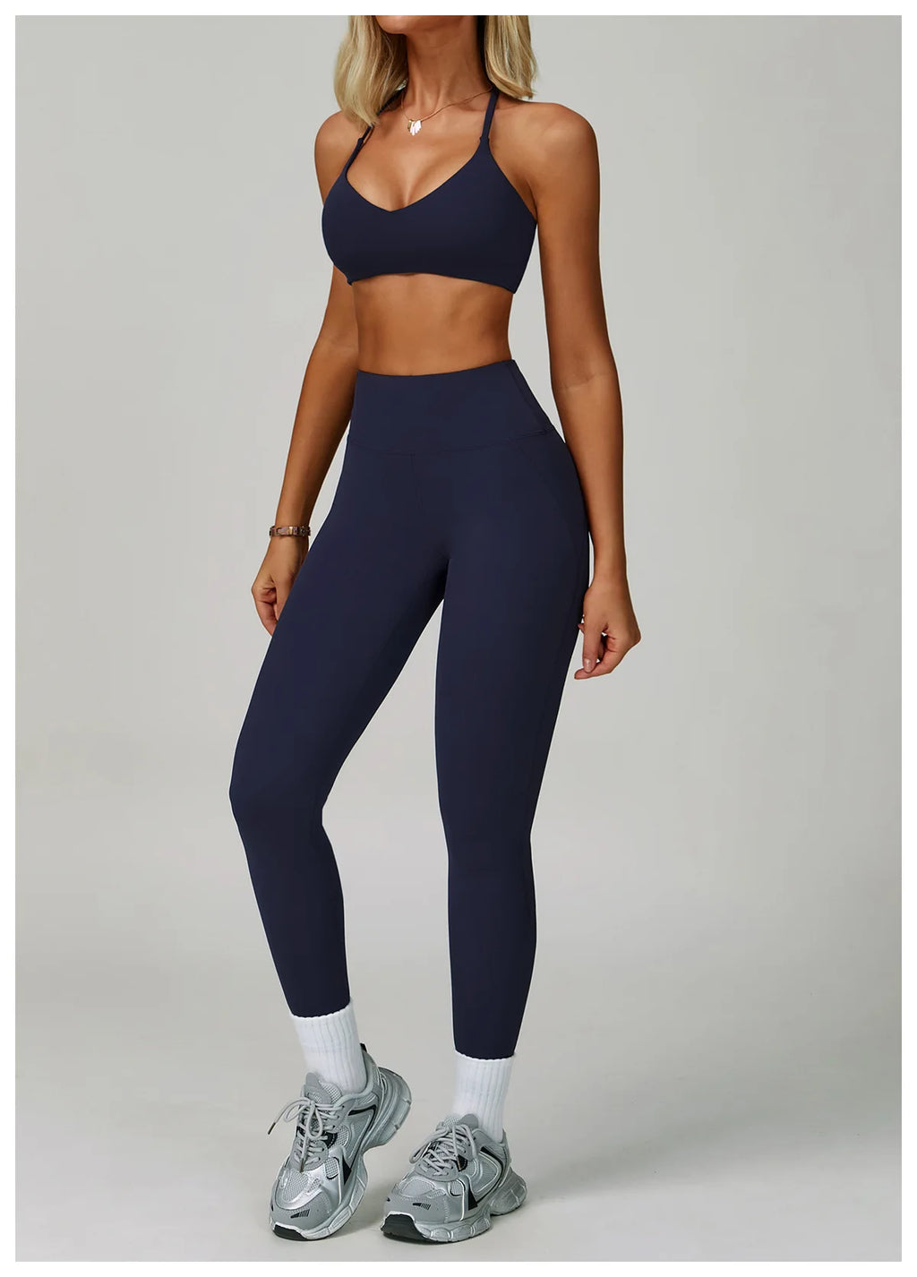 Women's Tracksuit 2 Piece Set Fitness Clothes Yoga Sets Sportswear Workout Bra High Waist Leggings Set Gym Clothing Sports Suits