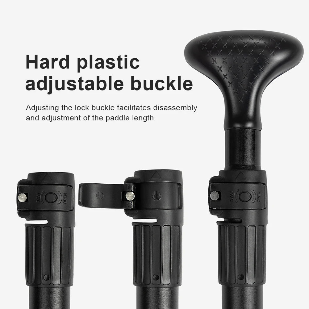 3-Piece Aluminum Sup Paddle One/Two Way Paddle Nylon Kayak Boat Stand Up Paddleboard Paddle SUP Surfpaddle Sap for Outdoor Water