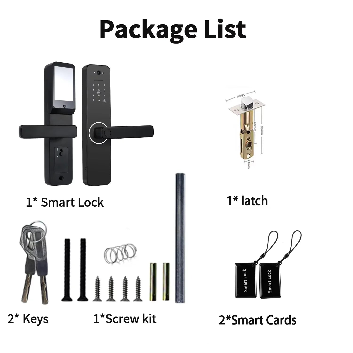 DSKDFTY Tuya wifi Smart Door Lock Digital Electronic Lock Remote APP Fingerprint Password RFID Unlock For Home house