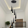 LED Stair Pendant Lights Modren Villa Indoor Lighting Hanglamp Shop Window Pendant Lamps 3/5/7/10/12/15 Heads Lamparas Luminaria