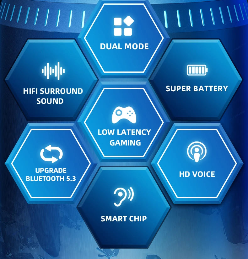 Choice Lenovo GM2 Pro TWS Wireless Bluetooth Headset Touch Control Mic Earbuds Headphones Noise Cancelling Air Pro Earphones