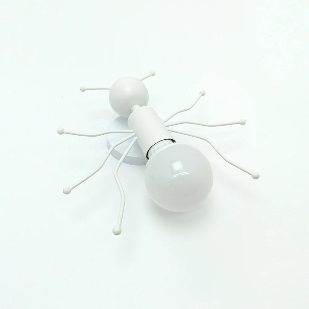 Modern LED  Wall Lamp Nordic Cartoon Doll Wall Lights  American Creative Metal Robot Sconce for Kids Baby Room Living Bedroom