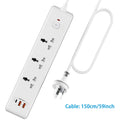 1pc white AU Wall mounted power socket extension with USB PD 20W fast charging Safety door design Suitable for home office use