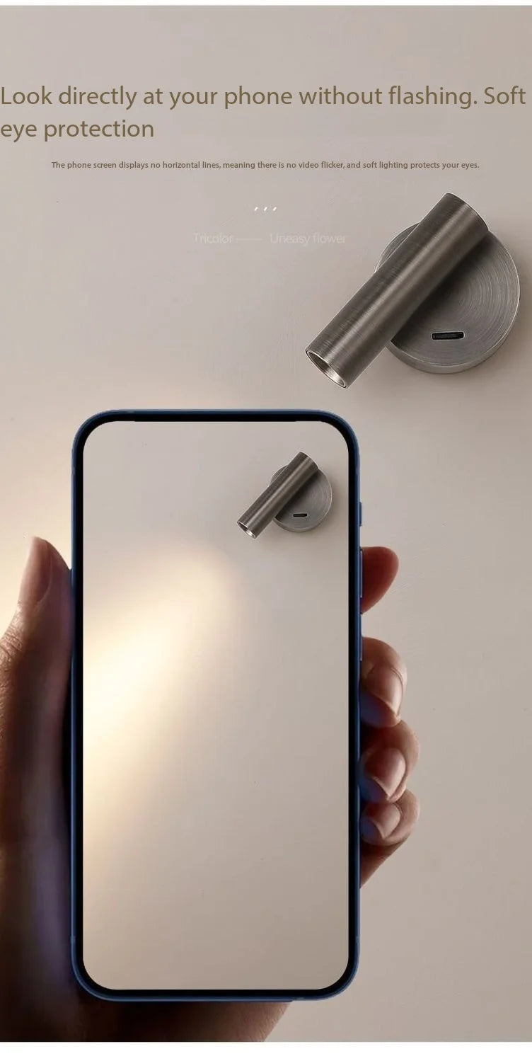 Modern LED Wall lights Rotatable Adjustable Reading Lights Bedroom Bedside Living Room Study Room indoor home Lighting Spotlight
