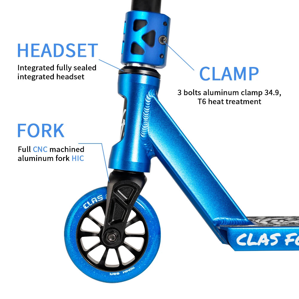 Hot Selling 110 Metal Core Wheel Stunt Scooter Pro Scooter Extreme Scooter Rainbow