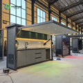 3.6M Outdoor Kitchen Factory in Stock Immediate Sale, Without Built-in Cooking Equipment Perfect for Backyard Party Storage Use