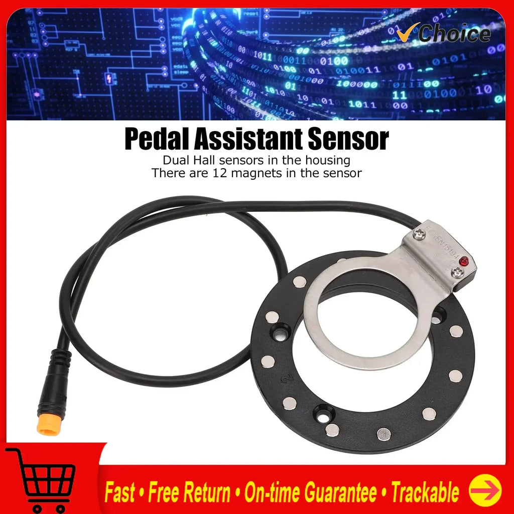 Electric  Assist Sensor Electric  Pedal Assistant Sensor High Sensitivity Easy Installation for Electric Bikes