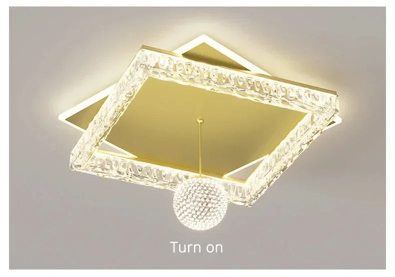 Home Decoration Chandelier Modern Light Luxury LED Ceiling Lamp For Living Room Bedroom Home Decor Indoor Lighting Light Fixture