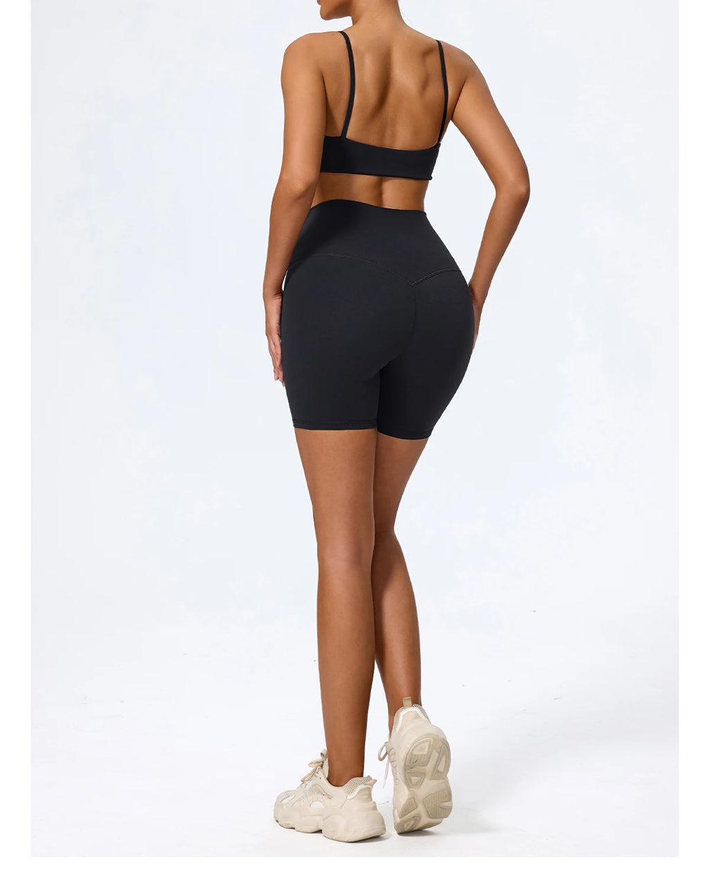 Ctenkevet Summer Women 2Pcs Sleeveless Sports Set Female Gym Two-piece Yoga Set High Waist Breathable legging Sportswear Women