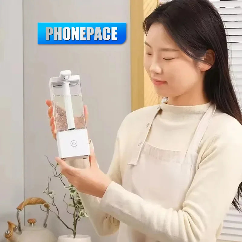 New Touchless Automatic Soap Dispenser Type-C Rechargeable 1500mAh Large Capacity Hand Washing Liquid Dispenser for Home Bathroo