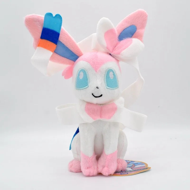 Soft Eevee Plushies Plush Toys Eevee Evolution Sylveon Umbreon Espeon Sylveon Glaceon Jolteon Stuffed Animals Peluche Dolls Gift