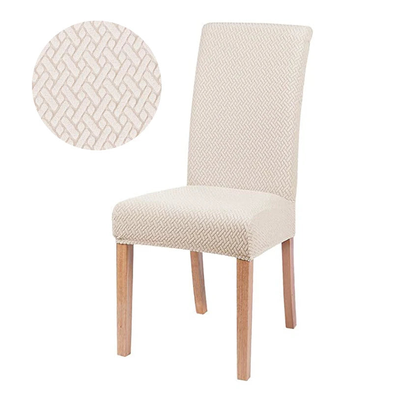 Chair cover with back Jacquard Fabric Universal Size Cheap Chair Cover Big Elastic Chair Covers Chair For kitchen Living Room