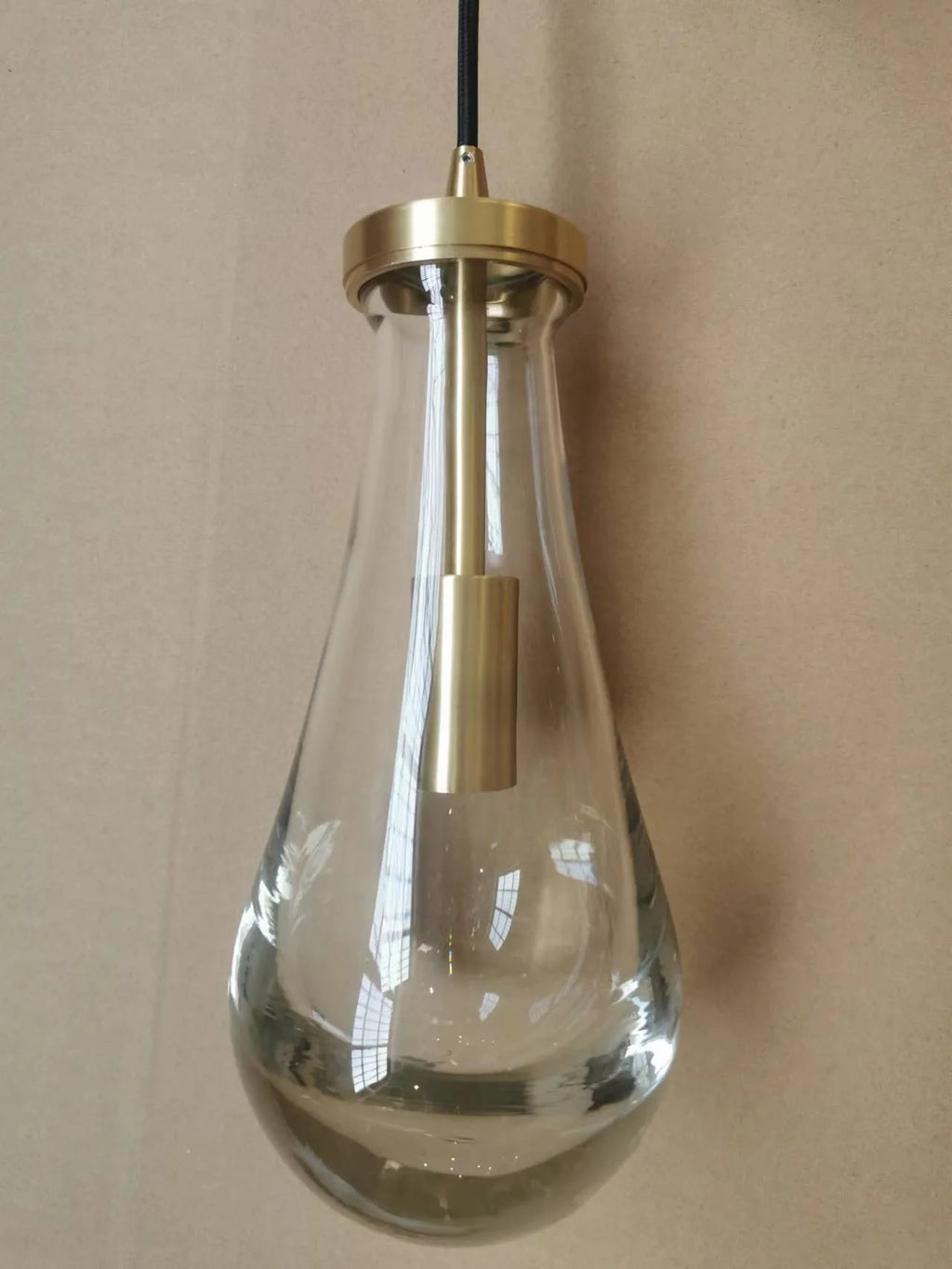 Modern light luxury drop pendant lamp simple creative restaurant bar bedside crystal pendant light