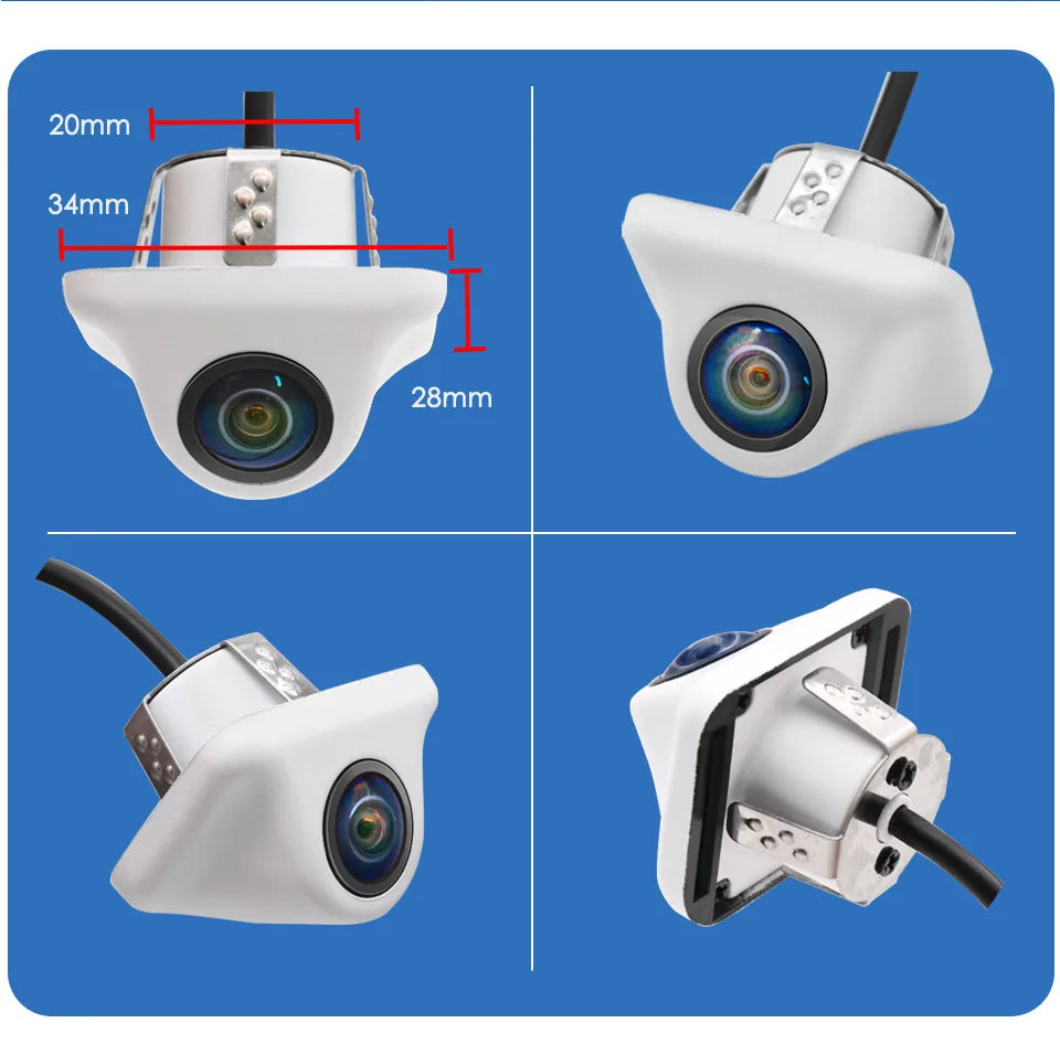 Smartour AHD 1080P Car Camera Fisheye Lens Starlight Night Vision White Colour HD Car Rear View Camera For Android Raido screen