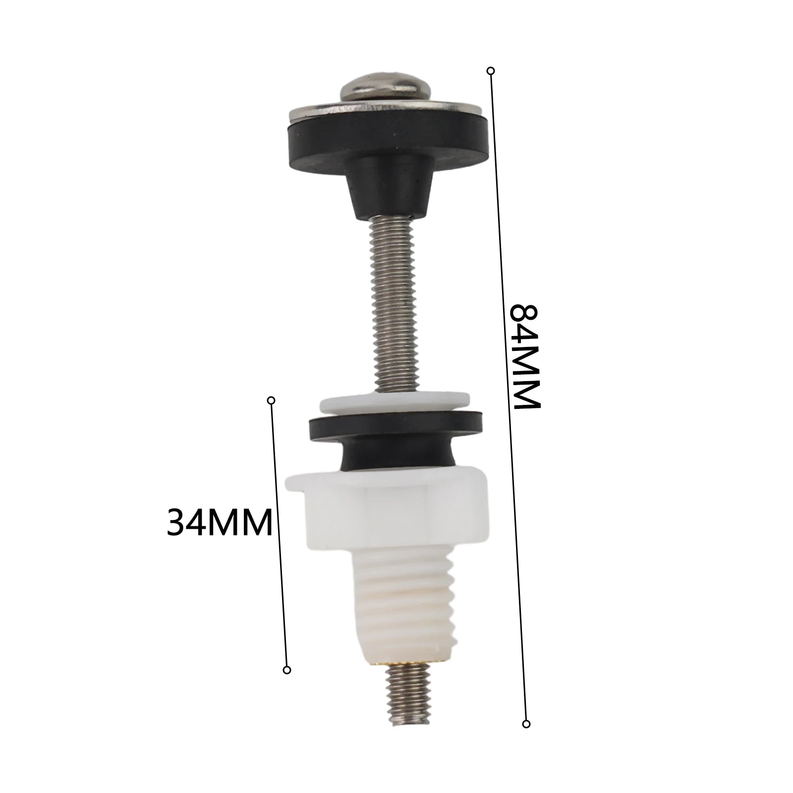 2PCS Tank Bolt M6 Bolts Rubber Toilet Cistern To Toilet Pan Fixing Fitting Sealing Kit Close Coupling Bolts Bathroom Accessories