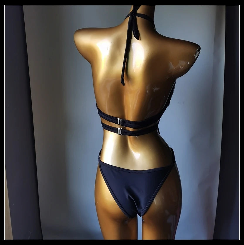 2025 newest fashion swimsuit bar bikinidiamond bikini crystal bar bikini  swimsuit handmade bar bikini diamond bikini swimsuit