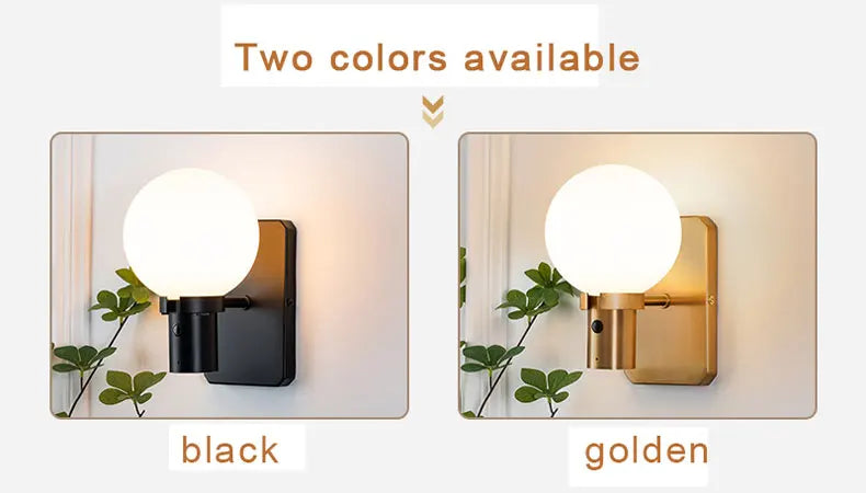 Modern Minimalist Creative Wall Lights for Bedroom Bedside Living Room Balcony Staircase Corridors Home Decoration Lighting