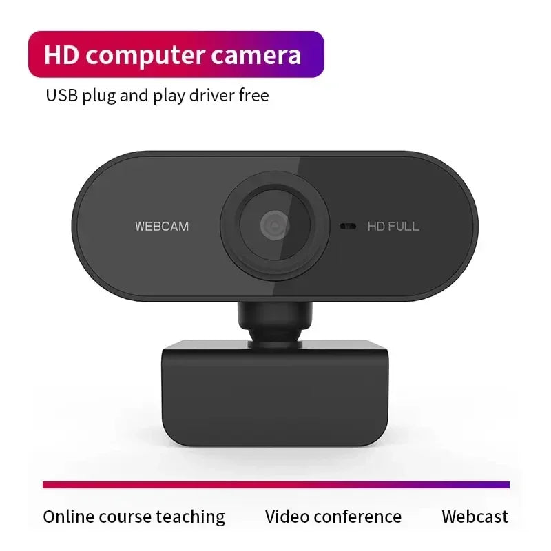 Camera 1080P HD Computer USB Camera With Built In Microphone For Work Tripod Network Web Camera