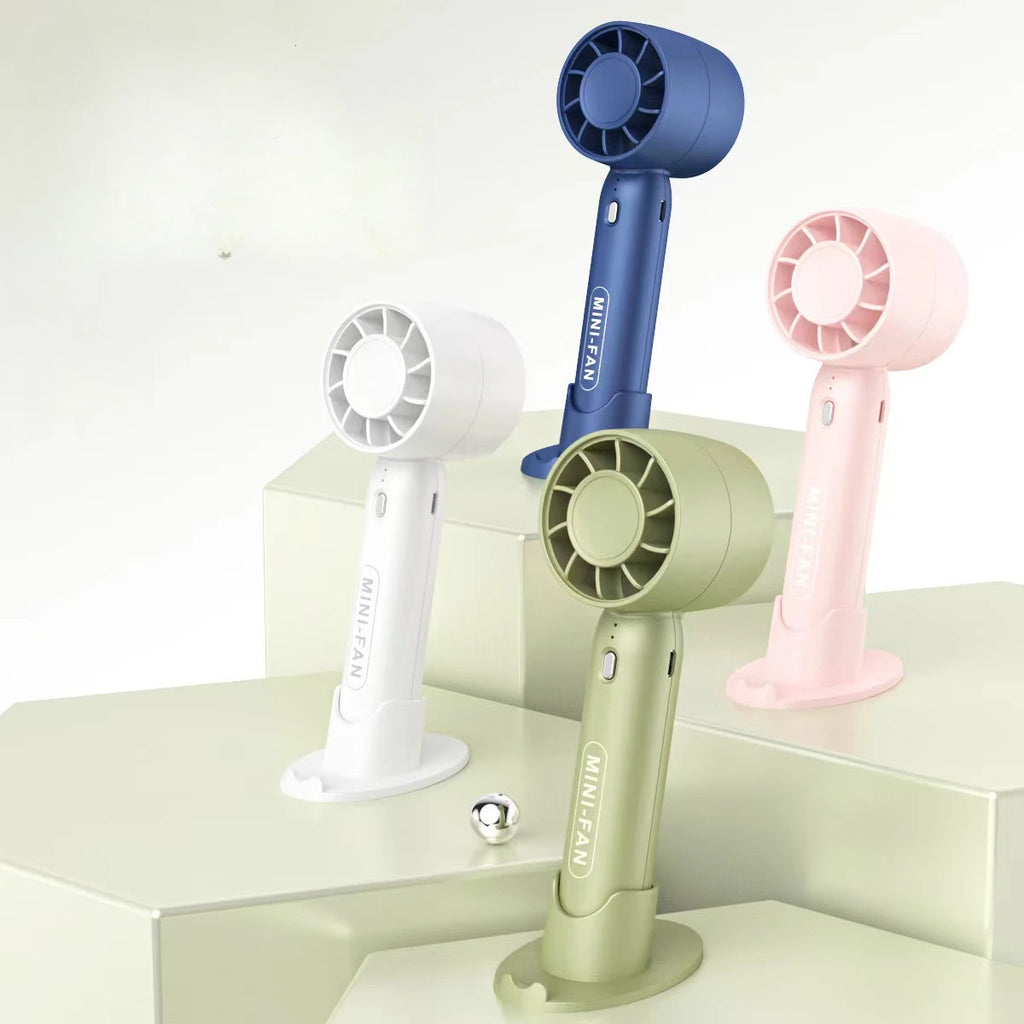 Portable Hand Fan Air Fan Cooler Outdoor Electric Fan Portable Air Conditioner Mini Cooler Cooling  USB Rechargeable Cold Fan