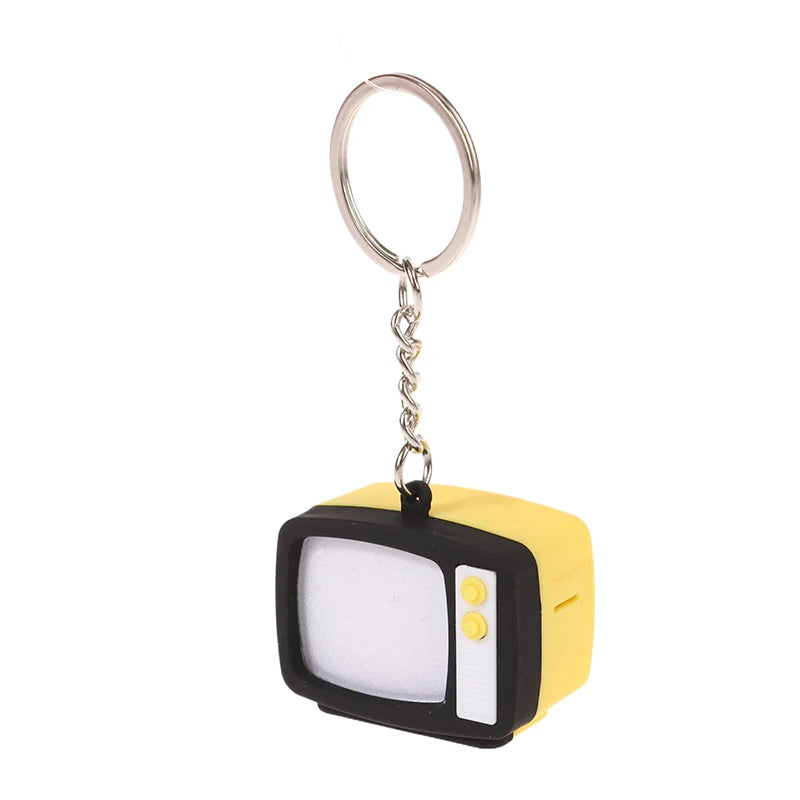 Creative Mini Retro Television Keychain Miniature Television Tv Model Toy Creative Children Toy Keychain Pendant