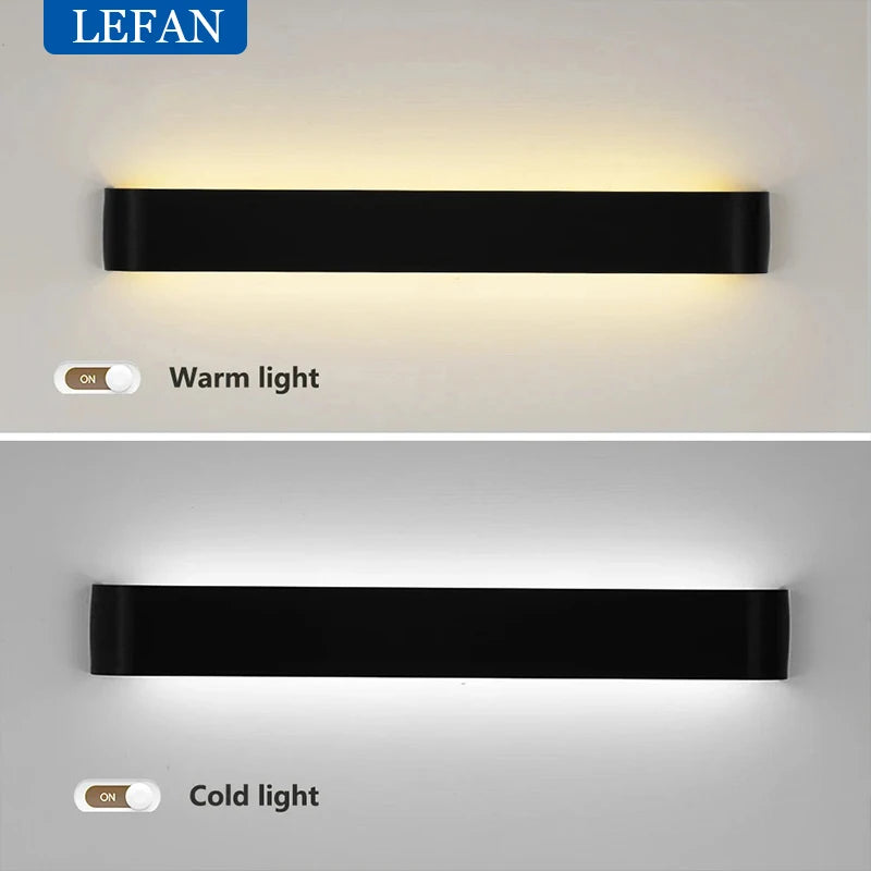 Modern Led Wall Lamp Sconce Light Decor Living Room Bedroom Indoor Wall Light For Home Brushed Aluminum Wall lighting Fixture