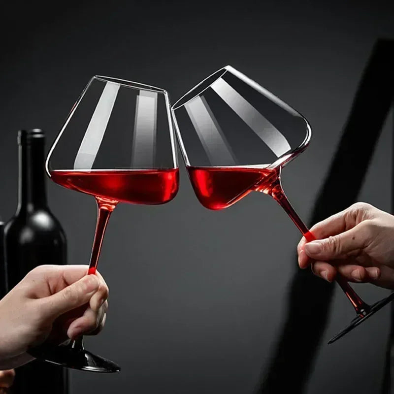New Wine Glass Light Luxury High Value Crystal Glass Red Wine Glass Household High Value Goblet High Grade Wine Glasses