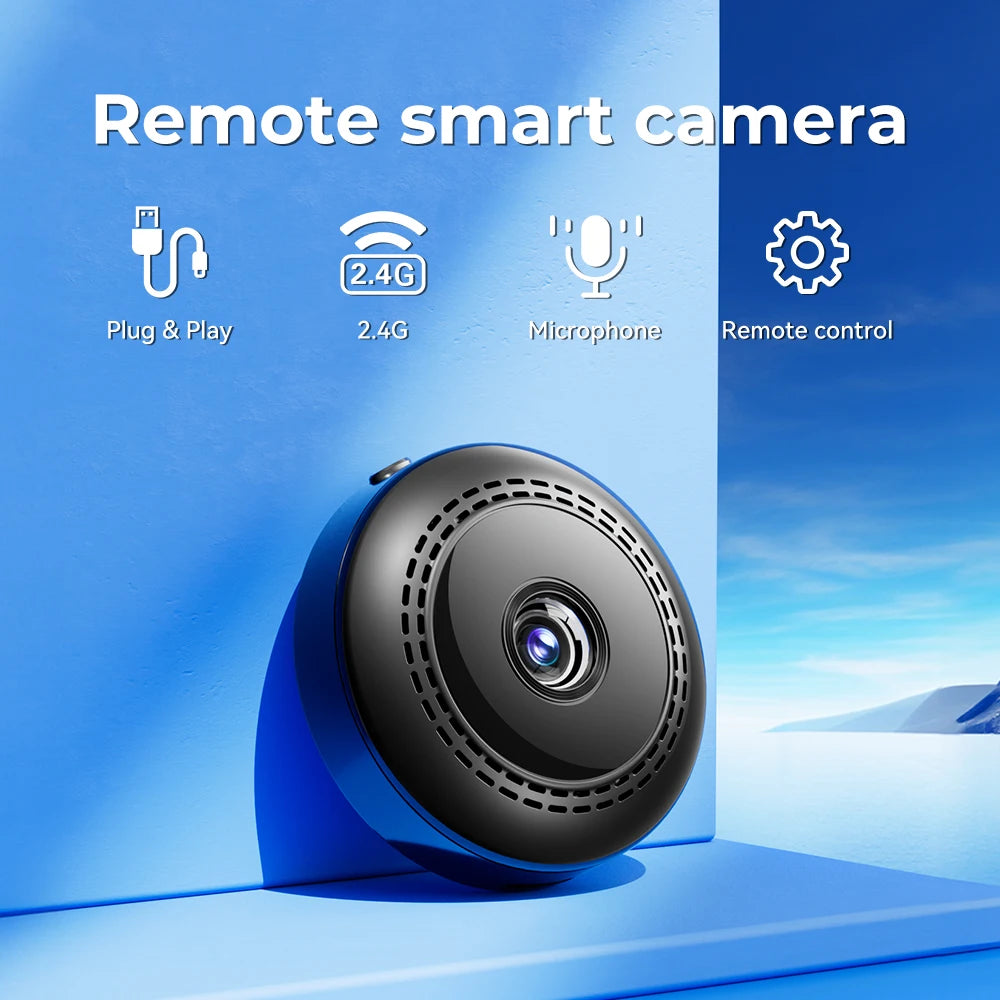 Wireless Security Camera with Night Vision & Motion Detection – Portable Surveillance for Home, Youngsters Watch, Easy to Instal