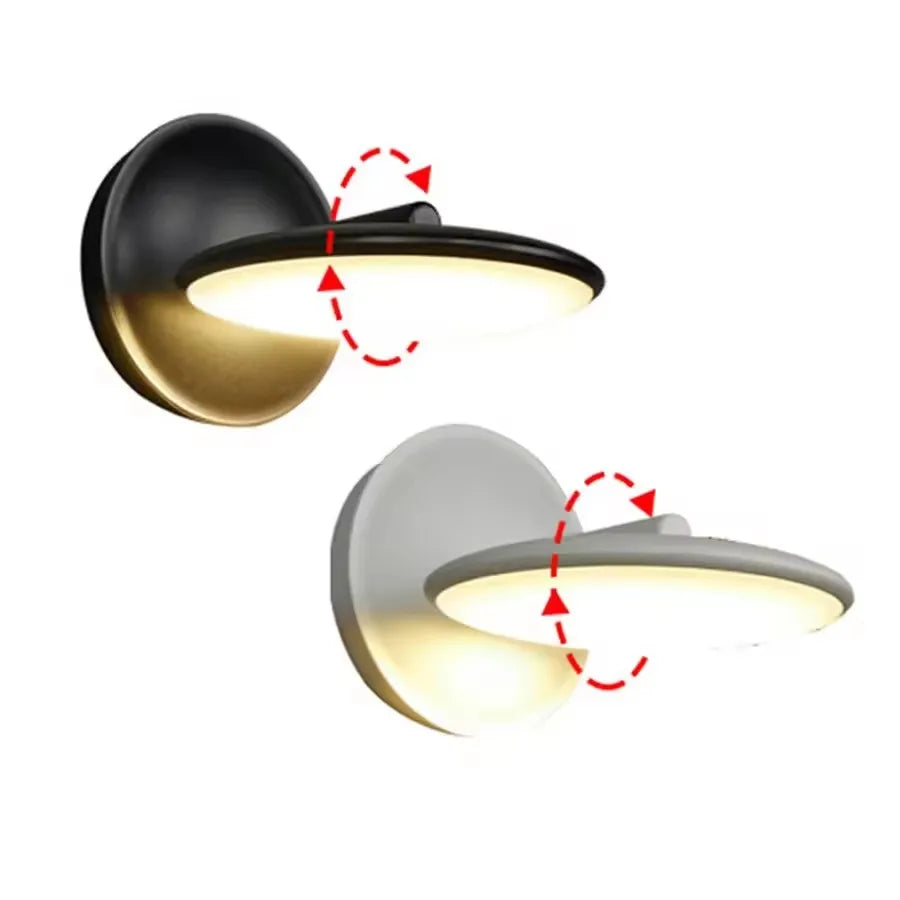 Modern Minimalist Led Waterproof Outdoor Rotatable Wall Light, Bedside, Living Room, Corridor, Aisle Wall Light