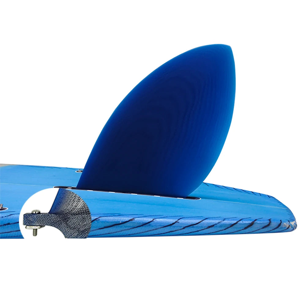 10inch Big Central Surfboard Fin Fibreglass Single Quilha Sup Board Longboard Surfing Fin With Screw Stand UP Paddle Water Sport