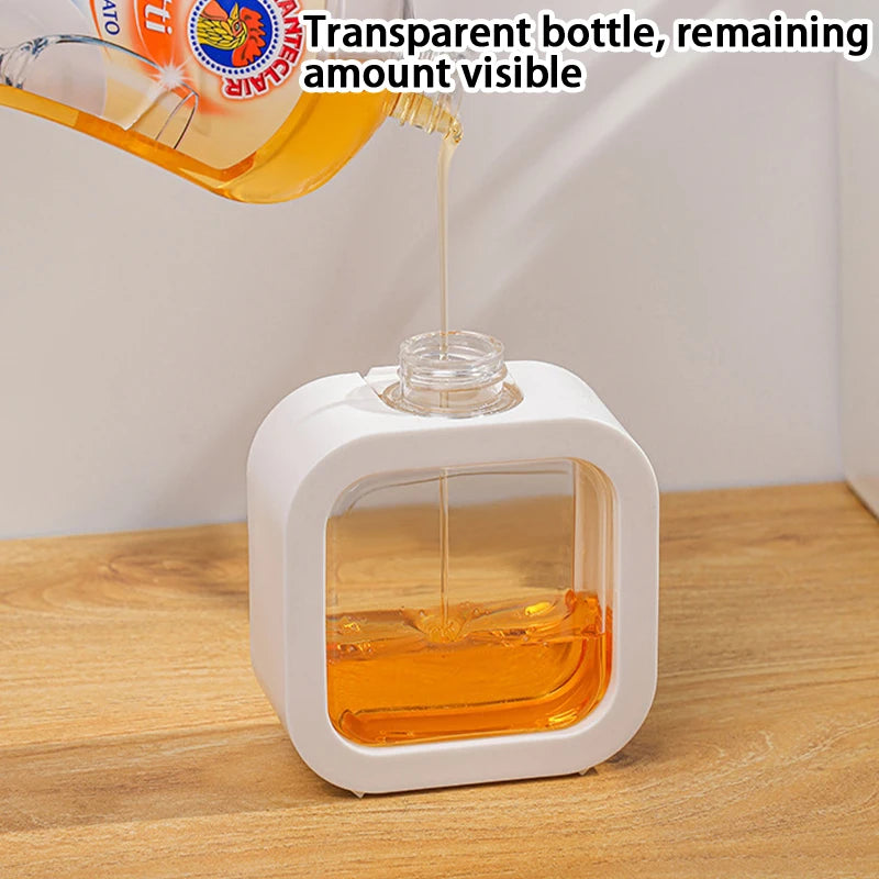●300/500ml Bathroom Soap Dispensers Refillable Lotion Shampoo Shower Gel Holder Portable Travel Dispenser Empty Bath Pump Bottle