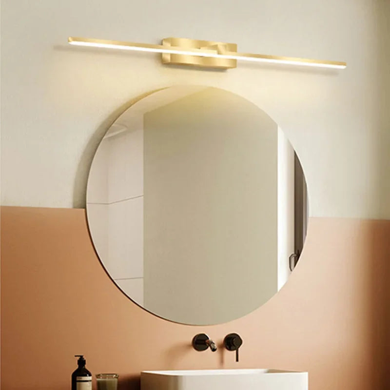 Modern LED Wall Light Bathroom Mirror Lamp Bathroom Bath Mirror Line Lamp Wall Sconce Home Decoration Lighting Fixture Luster